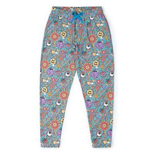 RSVLTS Happy Dazed performance Joggers in Blue — front view