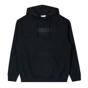 RSVLTS The Stealth Logo classic Performance Hoodie in Black — front view