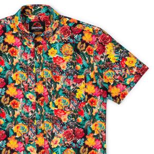 RSVLTS Dinoflor KUNUFLEX Short Sleeve Shirt in Multicolor — front view