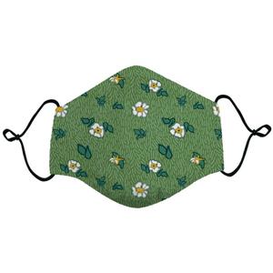 RSVLTS Wild Roses Mask in Green — front view