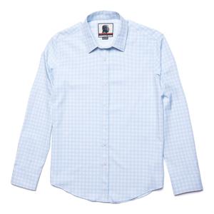 RSVLTS The Beckwith Long Sleeve Dress Shirt in Blue — front view