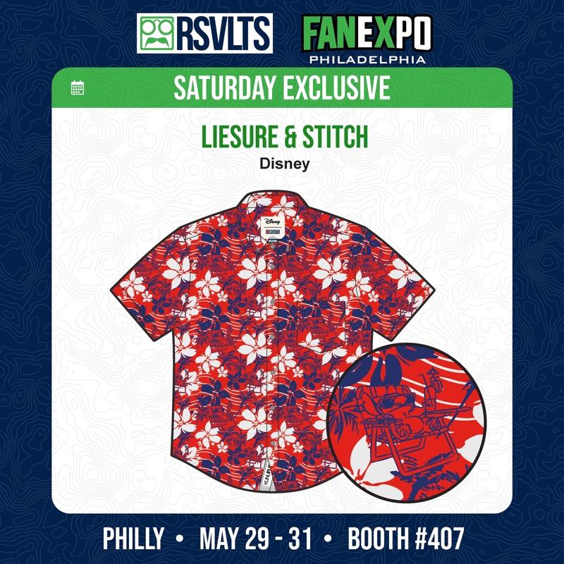 RSVLTS Liesure & Stitch KUNUFLEX Short Sleeve Shirt in Red — front view