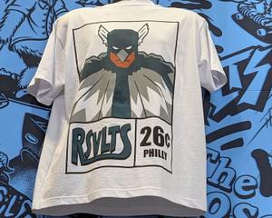 RSVLTS Philly Vintage Crewneck Tee in White — front view