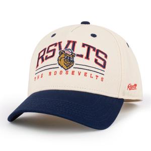 RSVLTS The Roosevelts Bears 5-panel curved brim 5-Panel Curved Brim Hat in White — front view