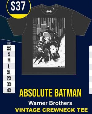 RSVLTS Absolute Batman Crewneck Tee — front view