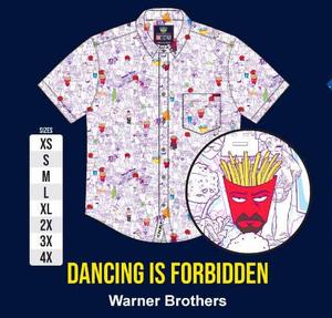 RSVLTS Dancing is Forbidden KUNUFLEX Short Sleeve Shirt — front view