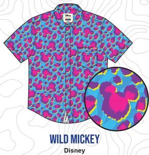 RSVLTS Wild Mickey KUNUFLEX Short Sleeve Shirt — front view