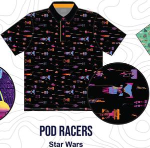 RSVLTS Pod Racers All-Day Polo — front view