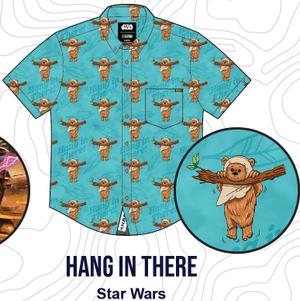 RSVLTS Hang In There KUNUFLEX Short Sleeve Shirt — front view