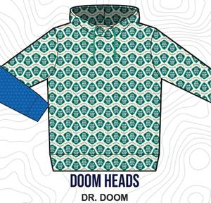RSVLTS Doom Heads Performance Hoodie — front view