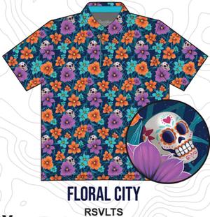 RSVLTS Floral City (Breakfast Balls 2026) All-Day Polo — front view