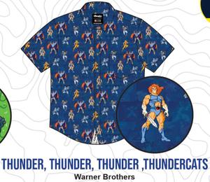 RSVLTS Thunder, Thunder, Thunder, ThunderCats KUNUFLEX Short Sleeve Shirt — front view