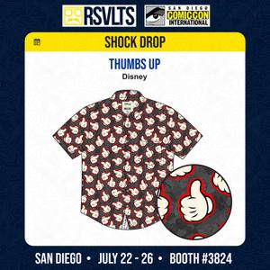 RSVLTS Thumbs Up KUNUFLEX Short Sleeve Shirt — front view