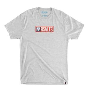 RSVLTS Major League X RSVLTS Crewneck Tee in Gray — front view