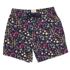 RSVLTS Flores De La Noche shorts Hybrid Shorts in Black — front view