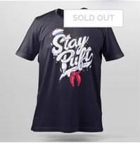 RSVLTS Stay Puft Crewneck Tee in Black — front view