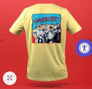 RSVLTS Warhol Crewneck Tee in Yellow — front view