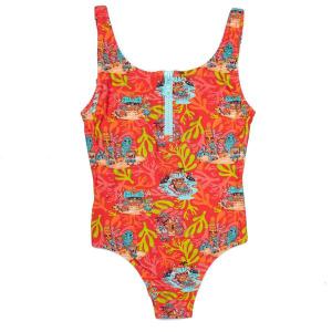 RSVLTS Luau Women's Swimwear in Red — front view