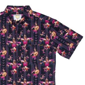 RSVLTS The Hitman KUNUFLEX Short Sleeve Shirt in Purple — front view