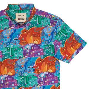 RSVLTS Pixar Fest ’21 KUNUFLEX Short Sleeve Shirt in Multicolor — front view
