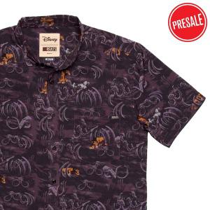 RSVLTS The Elephant Graveyard KUNUFLEX Short Sleeve Shirt in Purple — front view