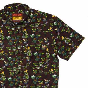 RSVLTS Mogwai Matinee KUNUFLEX Short Sleeve Shirt in Multicolor — front view