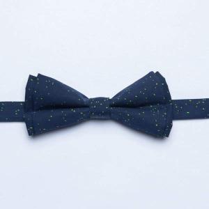 RSVLTS Alien Sky bow tie Tie & Pocket Square in Blue — front view