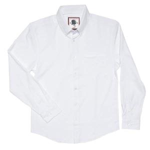 RSVLTS Good Looks White long-sleeve shirt Long Sleeve Shirt in White — front view