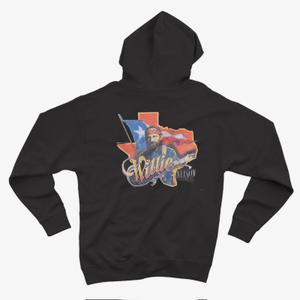 RSVLTS The Old Willie Performance Hoodie in Black — front view