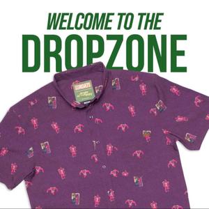 RSVLTS Nobody Likes Booster KUNUFLEX Short Sleeve Shirt in Purple — front view
