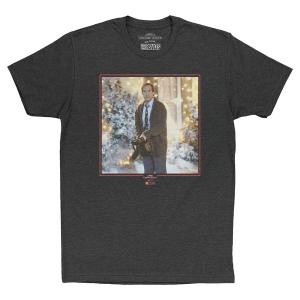 RSVLTS Uh oh, he’s got that crazy look in his eyes Crewneck Tee in Black — front view