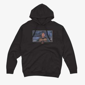 RSVLTS It’s a beaut, Clark. It’s a beaut. Performance Hoodie in Black — front view