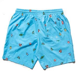 RSVLTS Float On Swimwear in Blue — front view