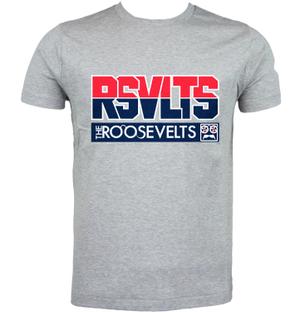 RSVLTS RSVLTS Dream Team Crewneck Tee in Gray — front view