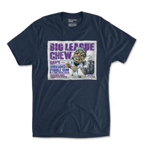 RSVLTS Grape Pop Fly Crewneck Tee in Blue — front view