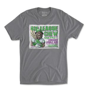 RSVLTS Sour Apple Crewneck Tee in Gray — front view