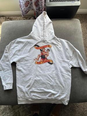 RSVLTS Been Planning It For Years Performance Hoodie in White — front view