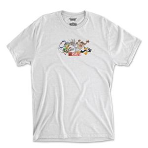 RSVLTS The MVPs Crewneck Tee in White — front view