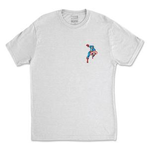 RSVLTS American Dream Crewneck Tee in White — front view