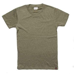 RSVLTS The World’s Most Comfortable T-Shirt Crewneck Tee in Heather Royal Blue — front view