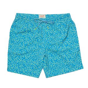 RSVLTS Sunday’s Best Hybrid Shorts in Blue — front view