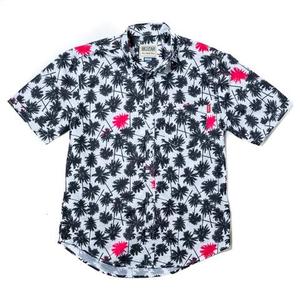 RSVLTS Beverly Chills KUNUFLEX Short Sleeve Shirt in White — front view