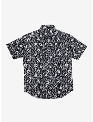 RSVLTS Pumpkin Patch (white) retail exclusive KUNUFLEX Short Sleeve Shirt in Black — front view