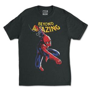 RSVLTS Swinging In Action Crewneck Tee in Black — front view