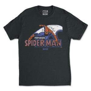 RSVLTS 8-Bit Crawler Crewneck Tee in Black — front view