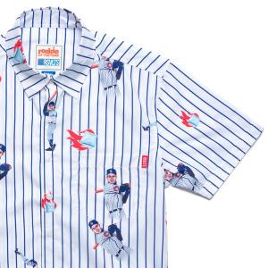 RSVLTS Brickma Hot Ice – Home KUNUFLEX Short Sleeve Shirt in Gray — front view
