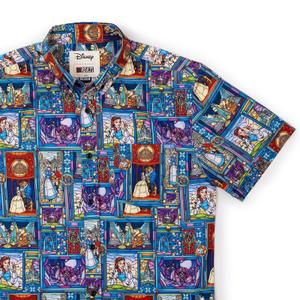 RSVLTS The Inventor’s Daughter KUNUFLEX Short Sleeve Shirt in Multicolor — front view