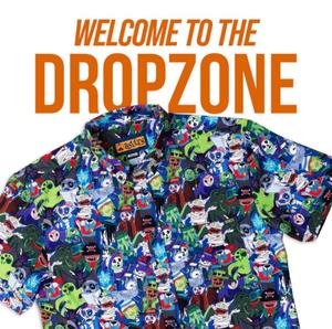 RSVLTS Monster Mash KUNUFLEX Short Sleeve Shirt in Multicolor — front view