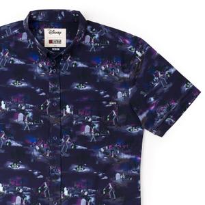 RSVLTS Billy’s Graveyard Shift KUNUFLEX Short Sleeve Shirt in Purple — front view