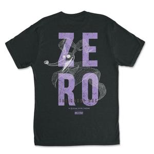RSVLTS Zero Crewneck Tee in Black — front view